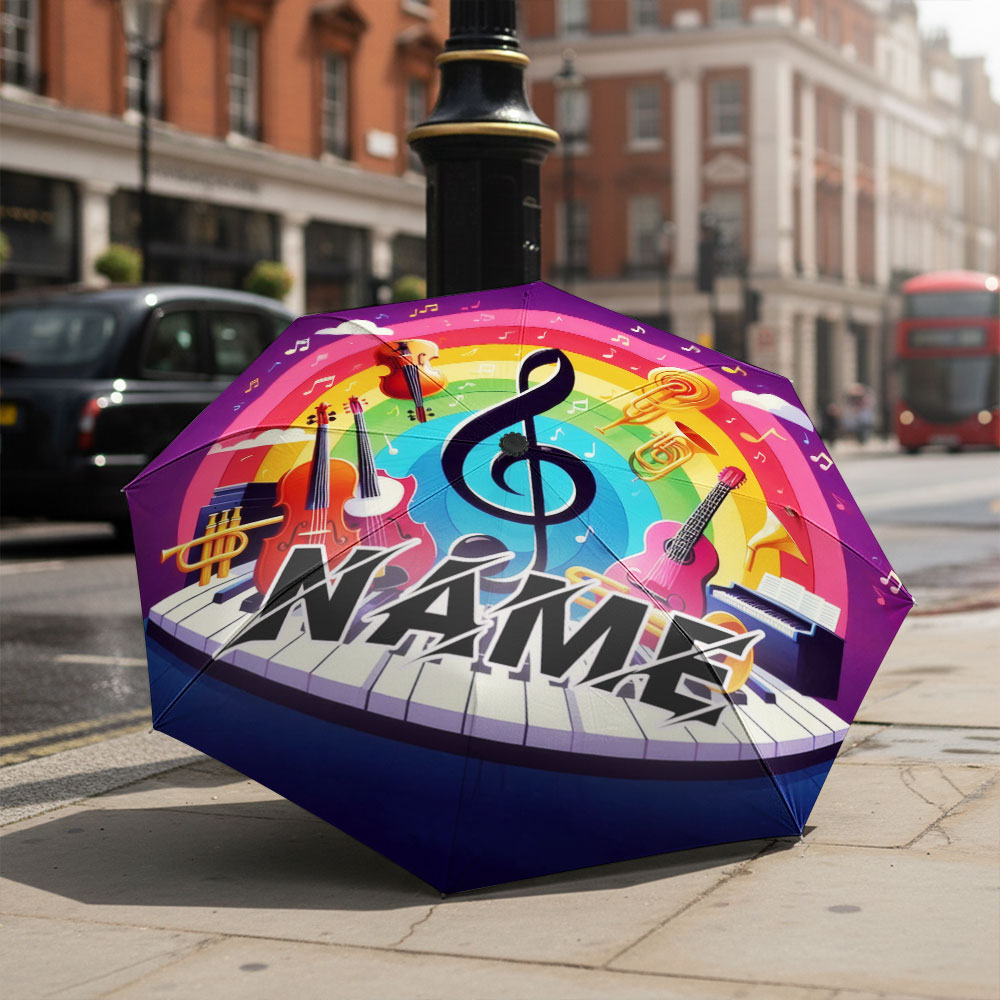 Guarda-chuva personalizado com - Musical Instrument And Names avaliação e preço