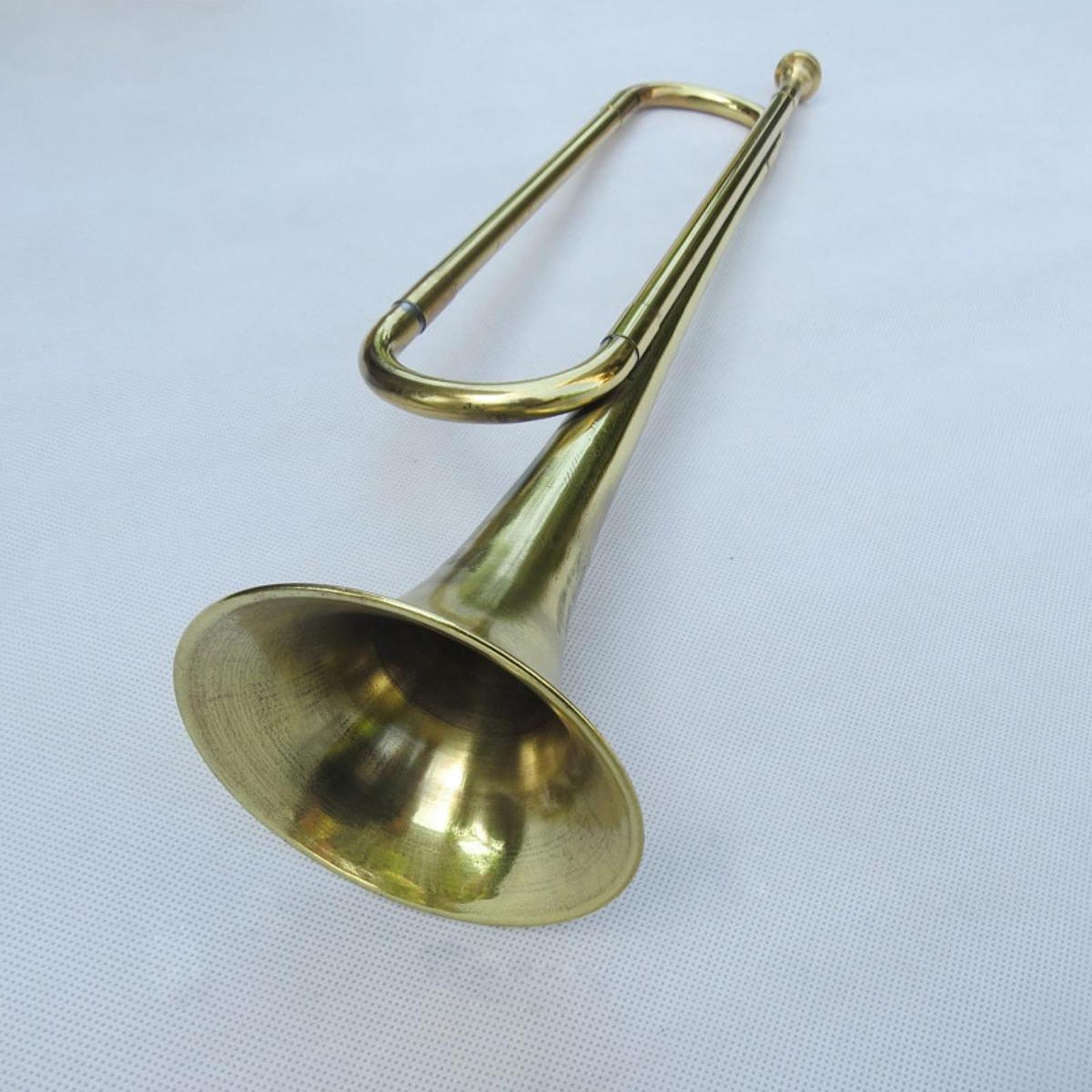 Trombeta Elegante C Flat Bugle - Musical Instrument Bugle avaliação e preço